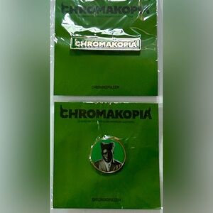 NEW! Tyler the Creator Limited Edition
“Chromakopia"Tour VIP Enamel Pin Set(NWT)
